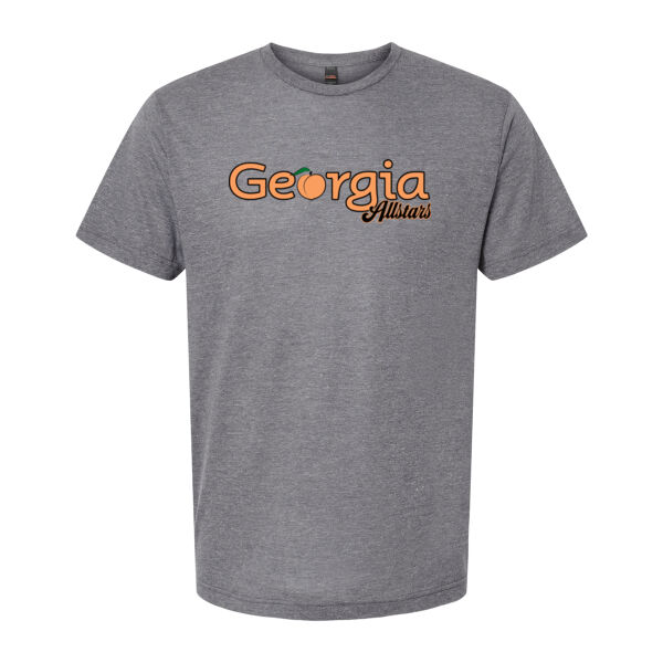 Georgia_With_Peach_D1 - Unisex Tri-Blend T-Shirt Thumbnail